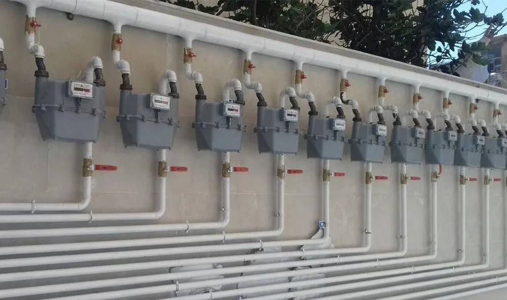 لوله پنج لایه نصب‌شده در سیستم گرمایش از کف