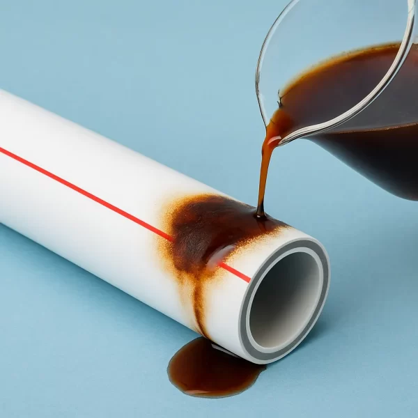 بررسی تاثیر مواد شیمیایی بر لوله های پنج لایه