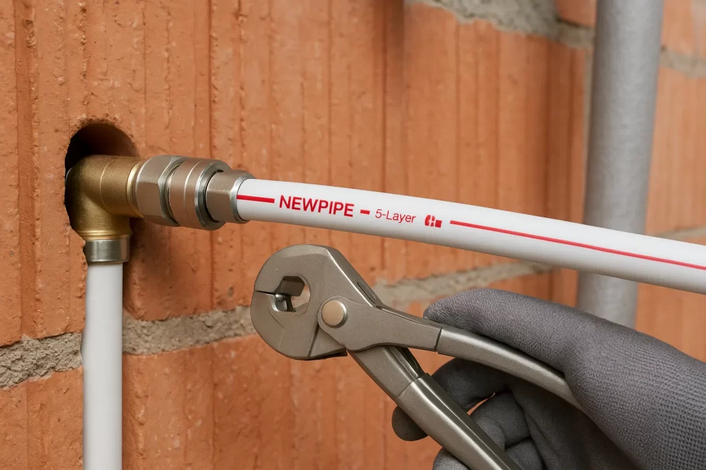 نمونه لوله پنجلایه برند متفرقه