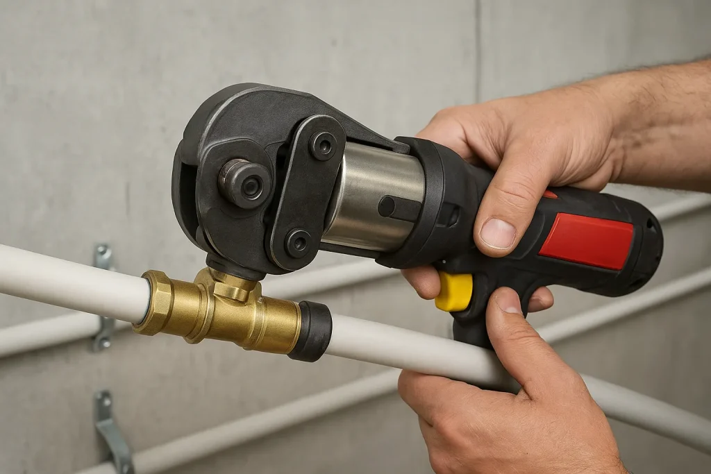 اجرای سیستم لوله‌کشی پرسی با نیوپایپ و سوپرپایپ