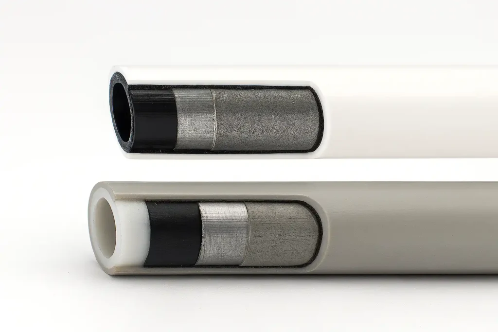 نقش لایه آلومینیوم در کاهش انبساط طولی لوله پنج لایه