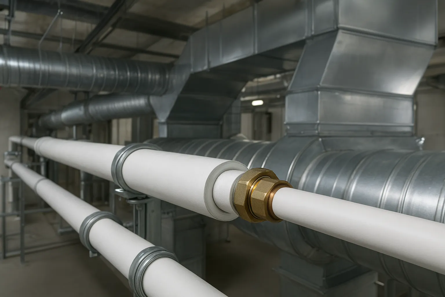 لوله پنج لایه در سیستم‌های تهویه صنعتی