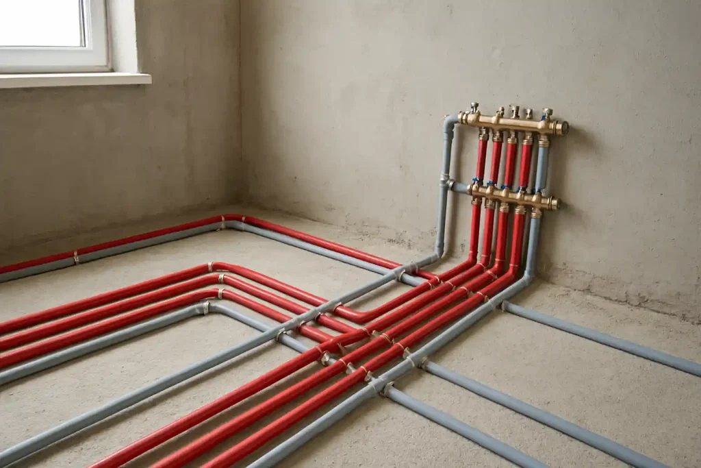 نمای نزدیک شیر فلکه فولادی صنعتی