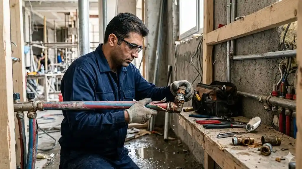 شناسایی محل نشتی در لولههای پنج لایه